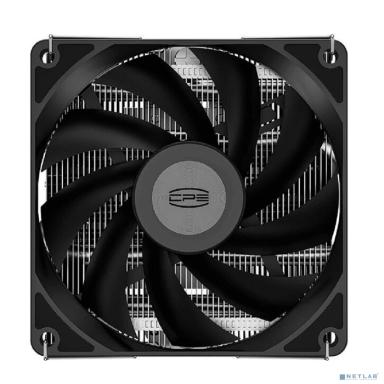 Кулер для процессора/ CPU Cooler PCCooler S815I Low profile (125W, 4pin PWM, 37mm, Al/Cu, 4x6mm, 1x75mm, 51.42 CFM, 39dBA, 2000~4000 RPM, S: LGA115X/20XX/1200/1700/1851 AMD3/AMD4, silver)
