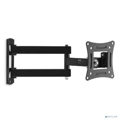 Кронштейн для телевизора Buro FL2S, 15-29", настенный, поворотно-выдвижной и наклонный, черный [bm13a71ts3]