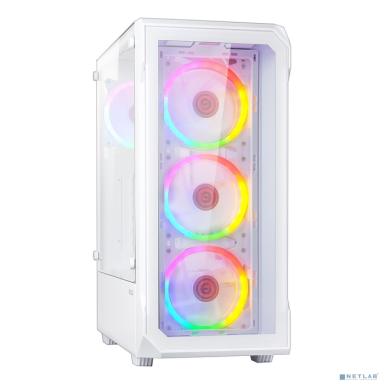 Ginzzu CL330 FAN 12CM FRGB*4 (Белый)