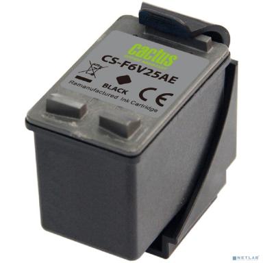 Картридж струйный Cactus CS-F6V25AE 652 черный (480стр.) (18мл) для HP DeskJet Ink Advantage 1115/2135/3635
