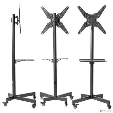Kromax OMEGA-16 black {26"-60";  Максимальная нагрузка: 35 кг;  VESA: 100x100, 100х200, 200х100, 200х200, 200х300, 200х400, 300х200, 300х300, 300х400, 400х200, 400х300, 400х400 мм Наклон: ±10°}