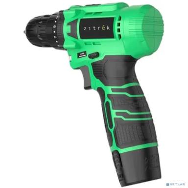 Дрель-шуруповерт аккумуляторная Zitrek Green Li Plus, 12В, 1x1.5Ач [083-1021]