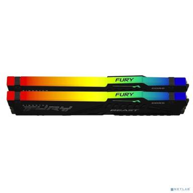 Kingston 32GB 6800MT/s DDR5 CL34 DIMM (Kit of 2) FURY Beast RGB XMP KF568C34BBAK2-32