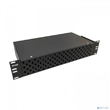 NTSS Кросс NTSS оптический 19'' укомплектованный 2U, 96 портов ST/UPC, 50/125 мкм ОМ3 (сплошная панель, сплайс-кассета 3шт, пигтейлы, КДЗС, адаптеры) черный RAL 9005 NTSS-RFOB-2U-96-ST/U-503-SP1.5G0AY