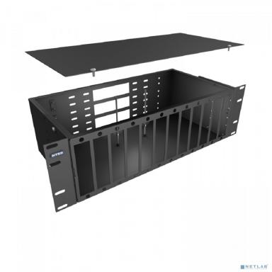 NTSS Кросс NTSS оптический 19'' укомплектованный 3U, 96 портов ST/UPC, 50/125 мкм ОМ3 (планки, сплайс-кассета 3шт, пигтейлы, КДЗС, адаптеры) черный RAL 9005 NTSS-RFOB-3U-96-ST/U-503-SP1.5G2AY-BL