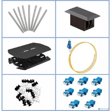 NTSS Кросс NTSS оптический 19'' укомплектованный 2U, 32 порта LC/UPC duplex, 9/125 мкм (планки, сплайс-кассета 2шт, пигтейлы, КДЗС, адаптеры) серый RAL 7035 NTSS-RFOB-2U-32-2LC/U-9-SP1.5G1AY