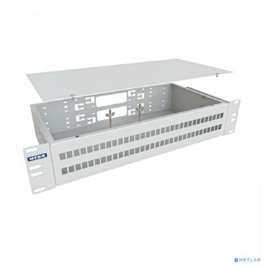 NTSS Кросс NTSS оптический 19'' укомплектованный 2U, 64 порта LC/UPC duplex, 9/125 мкм (сплошная панель, сплайс-кассета 4шт, пигтейлы, КДЗС, адаптеры) серый RAL 7035 NTSS-RFOB-2U-64-2LC/U-9-SP1.5G0AY