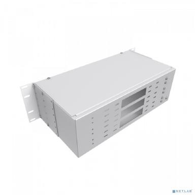 NTSS Кросс NTSS оптический 19'' укомплектованный 3U, 64 порта LC/UPC duplex, 9/125 мкм (планки, сплайс-кассета 4шт, пигтейлы, КДЗС, адаптеры) серый RAL 7035 NTSS-RFOB-3U-64-2LC/U-9-SP1.5G1AY