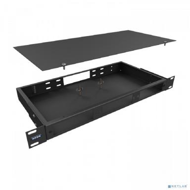 NTSS Кросс NTSS оптический 19'' укомплектованный 1U, 24 порта LC/UPC duplex, 9/125 мкм (планки, сплайс-кассета 2шт, пигтейлы, КДЗС, адаптеры) черный RAL 9005 NTSS-RFOB-1U-24-2LC/U-9-SP1.5G1AY-BL