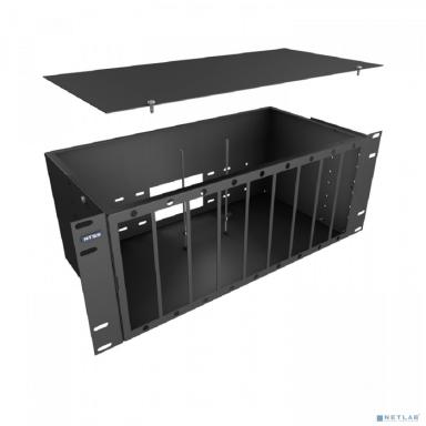 NTSS Кросс NTSS оптический 19'' укомплектованный 4U, 144 порта LC/UPC duplex, 9/125 мкм (планки, сплайс-кассета 9шт, пигтейлы, КДЗС, адаптеры) черный RAL 9005 NTSS-RFOB-4U-144-2LC/U-9-SP1.5G6AY-BL