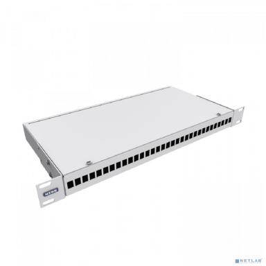 NTSS Кросс NTSS оптический 19'' укомплектованный 1U, 32 порта LC/APC duplex, 9/125 мкм (сплошная панель, сплайс-кассета 2шт, пигтейлы, КДЗС, адаптеры) серый RAL 7035 NTSS-RFOB-1U-32-2LC/A-9-SP1.5G0AY