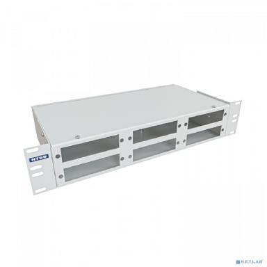 NTSS Кросс NTSS оптический 19'' укомплектованный 2U, 48 портов LC/APC duplex, 9/125 мкм (планки, сплайс-кассета 3шт, пигтейлы, КДЗС, адаптеры) серый RAL 7035 NTSS-RFOB-2U-48-2LC/A-9-SP1.5G1AY