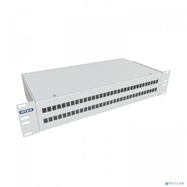 NTSS Кросс NTSS оптический 19'' укомплектованный 2U, 64 порта LC/APC duplex, 9/125 мкм (сплошная панель, сплайс-кассета 4шт, пигтейлы, КДЗС, адаптеры) серый RAL 7035 NTSS-RFOB-2U-64-2LC/A-9-SP1.5G0AY