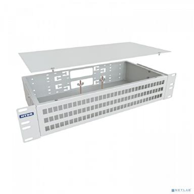 NTSS Кросс NTSS оптический 19'' укомплектованный 2U, 96 портов LC/APC duplex, 9/125 мкм (сплошная панель, сплайс-кассета 6шт, пигтейлы, КДЗС, адаптеры) серый RAL 7035 NTSS-RFOB-2U-96-2LC/A-9-SP1.5G0AY