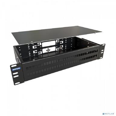NTSS Кросс NTSS оптический 19'' укомплектованный 2U, 64 порта LC/APC duplex, 9/125 мкм (сплошная панель, сплайс-кассета 4шт, пигтейлы, КДЗС, адаптеры) черный RAL 9005 NTSS-RFOB-2U-64-2LC/A-9-SP1.5G0AY