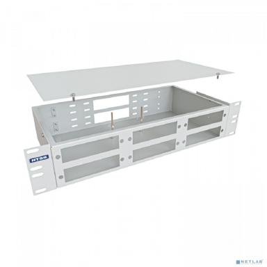 NTSS Кросс NTSS оптический 19'' укомплектованный 2U, 48 портов LC/UPC duplex, 50/125 мкм (планки, сплайс-кассета 3шт, пигтейлы, КДЗС, адаптеры) серый RAL 7035 NTSS-RFOB-2U-48-2LC/U-50-SP1.5G1AY