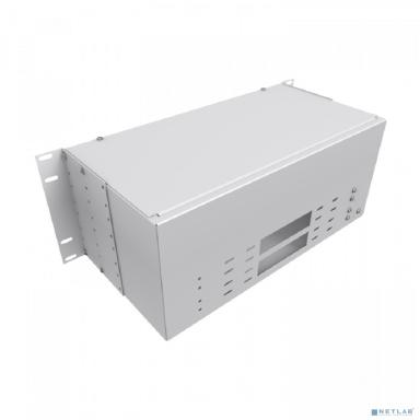 NTSS Кросс NTSS оптический 19'' укомплектованный 4U, 144 порта LC/UPC duplex, 62.5/125 мкм (планки, сплайс-кассета 9шт, пигтейлы, КДЗС, адаптеры) серый RAL 7035 NTSS-RFOB-4U-144-2LC/U-62.5-SP1.5G6AY
