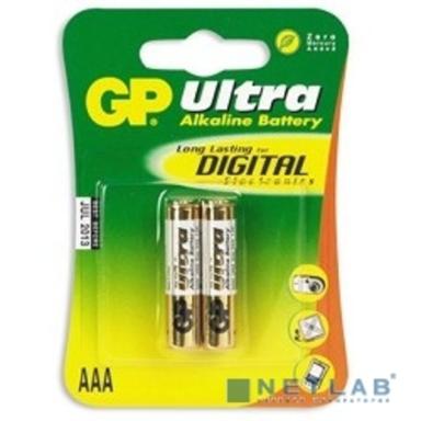 Эл. пит. GP 24AU-UE2 Ultra AAA, LR03 (2 шт. в уп-ке)