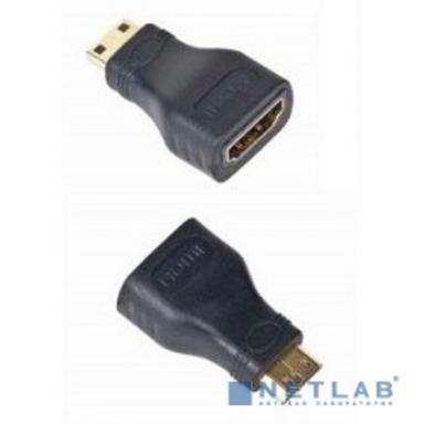 Gembird Переходник HDMI-miniHDMI  19F/19M, золотые разъемы, пакет [A-HDMI-FC]