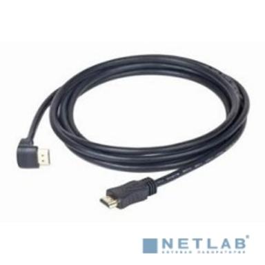 Кабель HDMI Cablexpert CC-HDMI490-6, 19M/19M, v2.0, медь, позол.разъемы, экран, угловой, 1.8м, черный, пакет