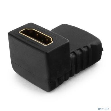 Gembird Переходник HDMI-HDMI  19F/19F, угловой, золотые разъемы, пакет [A-HDMI-FFL]