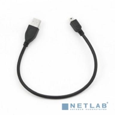 Gembird CCP-USB2-AM5P-1 USB 2.0 кабель PRO для соед. 0,3м AM/miniBM  позол.конт., черный 